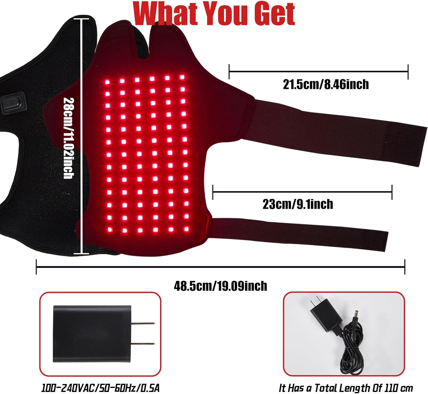 Redglow – Red Light Therapy Belt for Neck, Knee & Feet Pain Relief