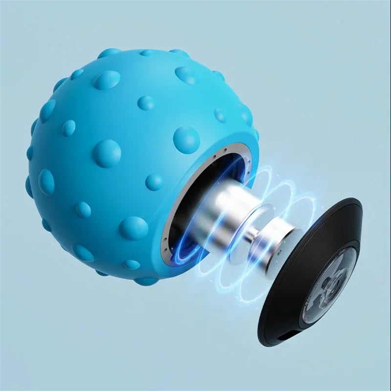 Deeppoint – 5-Speed Vibrating Massage Ball for Plantar Fasciitis & Muscle Recovery