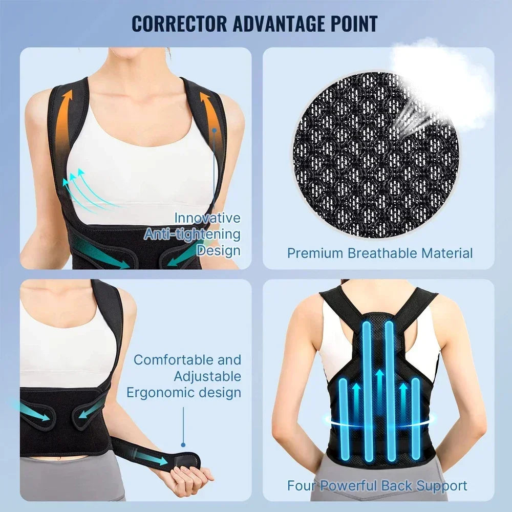 Posturepro – Full Back Posture Corrector for Men & Women