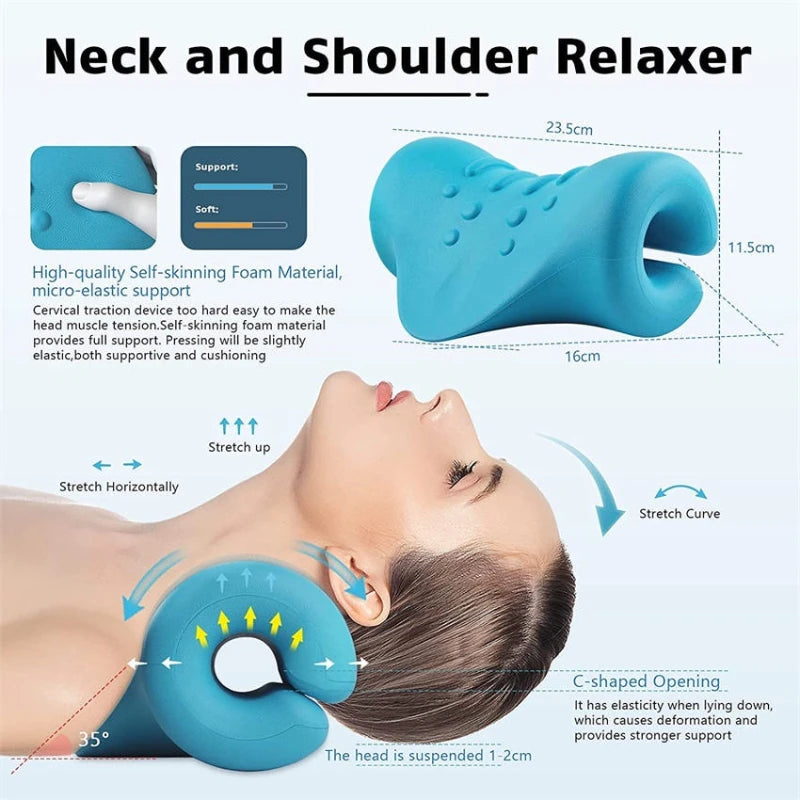 Neckrelief Pro – Cervical Traction & Neck Shoulder Relaxer Pillow