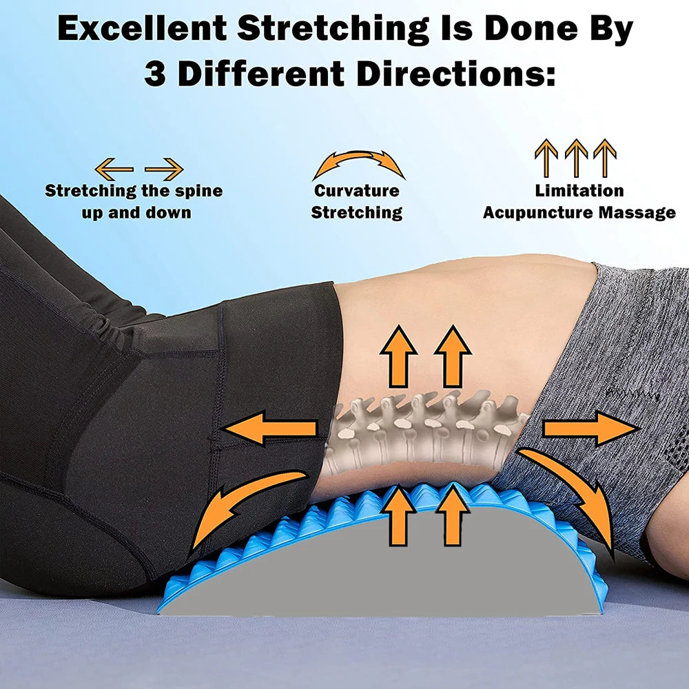 Spineease – Back Stretcher Pillow for Lower Back Pain & Lumbar Support