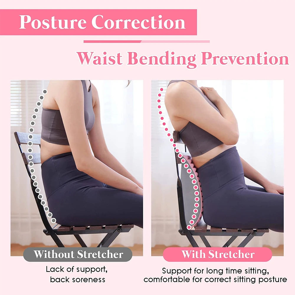 Spineease – Back Stretcher Pillow for Lower Back Pain & Lumbar Support