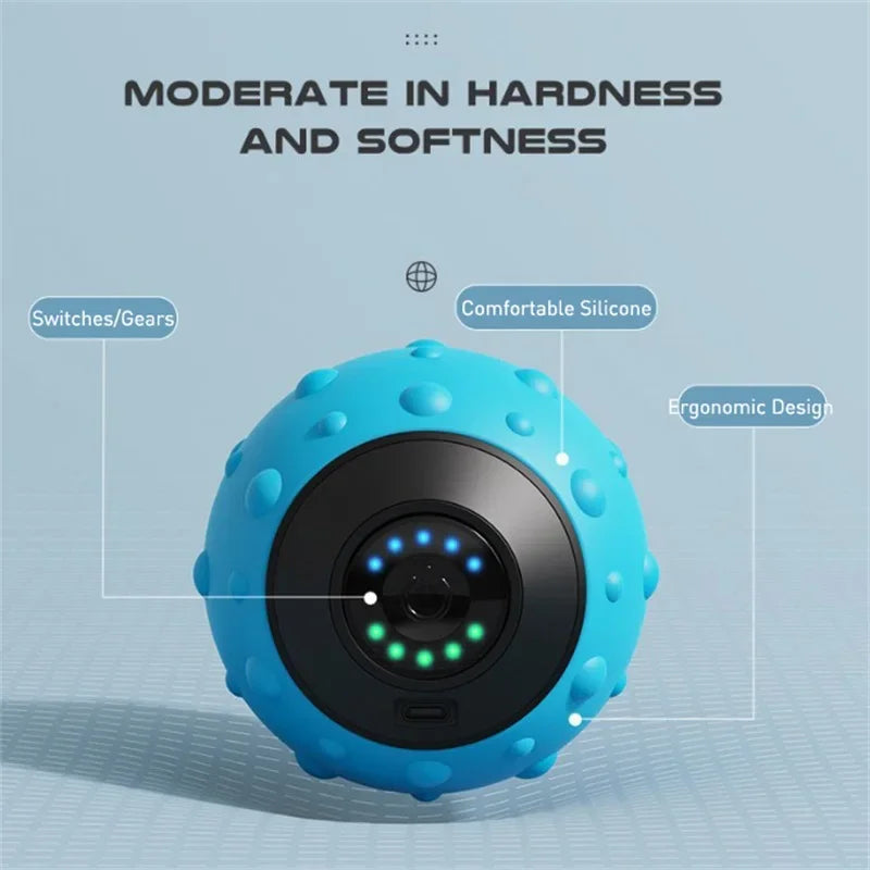 Deeppoint – 5-Speed Vibrating Massage Ball for Plantar Fasciitis & Muscle Recovery